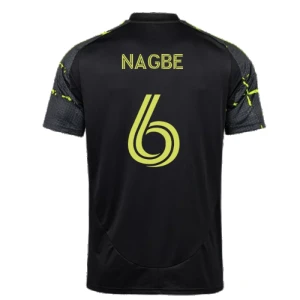 Columbus Crew Fußballtrikot 2025-26 Nagbe #6 Auswärtstrikot Herren