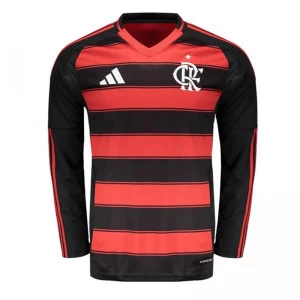 CR Flamengo Fußballtrikot 2025-26 Heimtrikot Herren Langarm