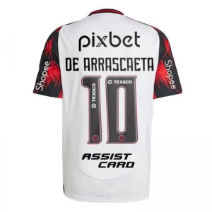 CR Flamengo Fußballtrikot 2025-26 Sponsor De Arrascaeta #10 Auswärtstrikot Herren