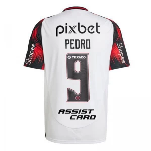CR Flamengo Fußballtrikot 2025-26 Sponsor Pedro #9 Auswärtstrikot Herren