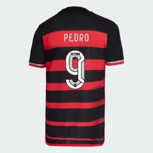 CR Flamengo Pedro #9 Fußballtrikot 2024-25 Heimtrikot Herren