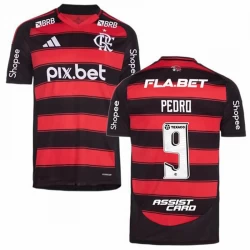 CR Flamengo Pedro #9 Fußballtrikot 2025-26 Sponsor Heimtrikot Herren