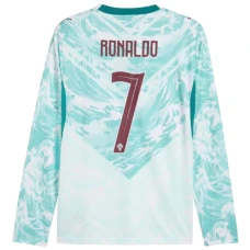 Cristiano Ronaldo #7 Portugal Fußballtrikot WM 2026 Auswärtstrikot Herren Langarm