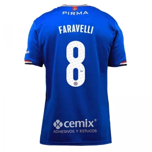 Cruz Azul Faravelli #8 Fußballtrikot 2025-26 Heimtrikot Herren
