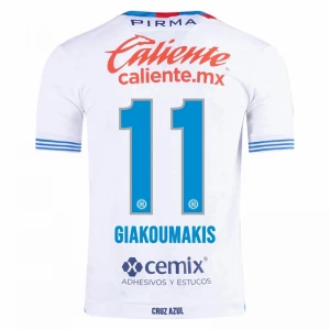 Cruz Azul Fußballtrikot 2024-25 Giakoumakis #11 Auswärtstrikot Herren