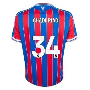 Crystal Palace Chadi Riad #34 Fußballtrikot 2025-26 Heimtrikot Herren