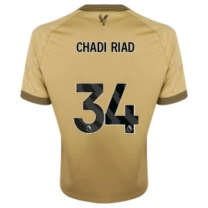 Crystal Palace Fußballtrikot 2025-26 Chadi Riad #34 Auswärtstrikot Herren