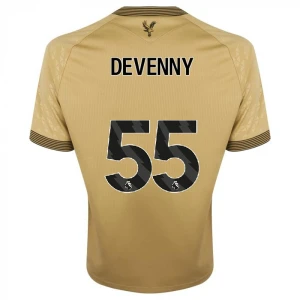 Crystal Palace Fußballtrikot 2025-26 Devenny #55 Auswärtstrikot Herren