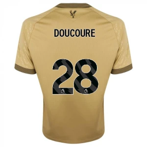 Crystal Palace Fußballtrikot 2025-26 Doucoure #28 Auswärtstrikot Herren