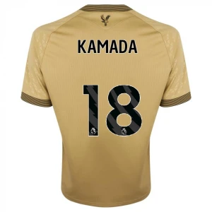 Crystal Palace Fußballtrikot 2025-26 Kamada #18 Auswärtstrikot Herren
