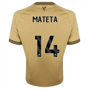 Crystal Palace Fußballtrikot 2025-26 Mateta #14 Auswärtstrikot Herren