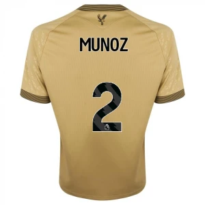 Crystal Palace Fußballtrikot 2025-26 Munoz #2 Auswärtstrikot Herren
