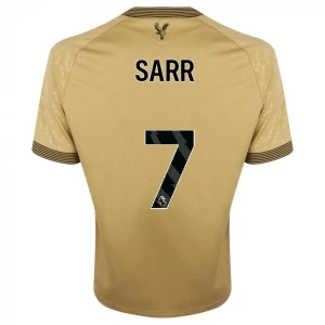 Crystal Palace Fußballtrikot 2025-26 Sarr #7 Auswärtstrikot Herren