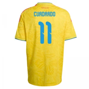 Cuadrado #11 Kolumbien Fußballtrikot WM 2026 Heimtrikot Herren