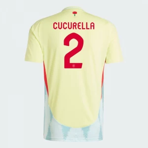 Cucurella #2 Spanien Fußballtrikot EM 2024 Auswärtstrikot Herren
