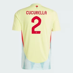 Cucurella #2 Spanien Fußballtrikots EM 2024 Auswärtstrikot Herren