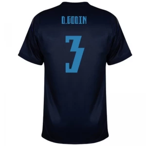 D. Godin #3 Uruguay Fußballtrikot WM 2026 Auswärtstrikot Herren