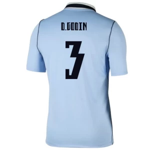D. Godin #3 Uruguay Fußballtrikot WM 2026 Heimtrikot Herren