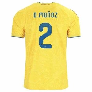 D. Munoz #2 Kolumbien Fußballtrikot WM 2026 Heimtrikot Herren