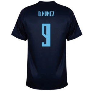 D. Nunez #9 Uruguay Fußballtrikot WM 2026 Auswärtstrikot Herren