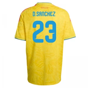 D. Sanchez #23 Kolumbien Fußballtrikot WM 2026 Heimtrikot Herren