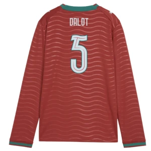 Dalot #5 Portugal Fußballtrikot WM 2026 Heimtrikot Herren Langarm