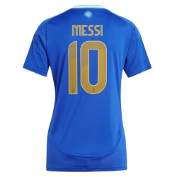Damen Argentinien Fußballtrikots 2024 Lionel Messi #10 Auswärtstrikot