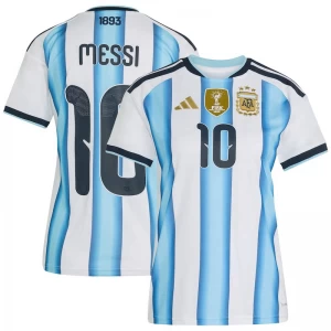 Damen Argentinien Lionel Messi #10 Fußballtrikot 2026 Heimtrikot