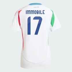 Damen Ciro Immobile #17 Italien Fußballtrikot EM 2024 Auswärtstrikot