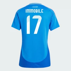 Damen Ciro Immobile #17 Italien Fußballtrikot EM 2024 Heimtrikot