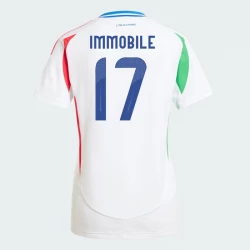 Damen Ciro Immobile #17 Italien Fußballtrikots EM 2024 Auswärtstrikot