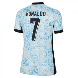 Damen Cristiano Ronaldo #7 Portugal Fußballtrikot EM 2024 Auswärtstrikot