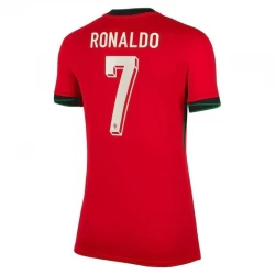 Damen Cristiano Ronaldo #7 Portugal Fußballtrikot EM 2024 Heimtrikot