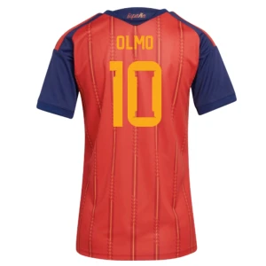Damen Dani Olmo #10 Spanien Fußballtrikot WM 2026 Heimtrikot