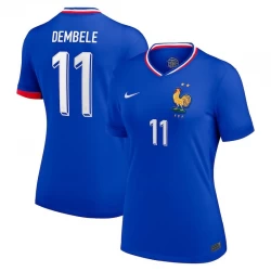 Damen Dembele #11 Frankreich Fußballtrikot EM 2024 Heimtrikot