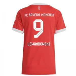 Damen FC Bayern München Robert Lewandowski #9 Fußballtrikot 2025-26 Heimtrikot