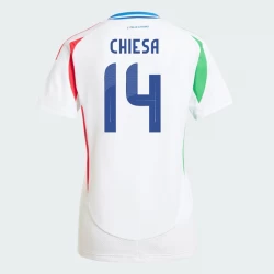 Damen Federico Chiesa #14 Italien Fußballtrikot EM 2024 Auswärtstrikot