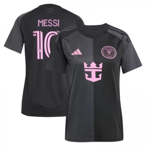 Damen Inter Miami CF Fußballtrikot 2025-26 Lionel Messi #10 Auswärtstrikot