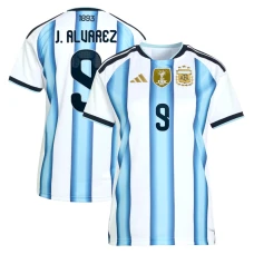 Damen J. Alvarez #9 Argentinien Fußballtrikot WM 2026 Heimtrikot