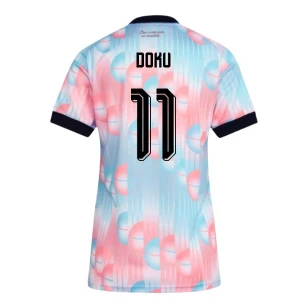 Damen Jérémy Doku #11 Belgien Fußballtrikot WM 2026 Auswärtstrikot
