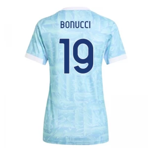 Damen Juventus FC Fußballtrikot 2025-26 Leonardo Bonucci #19 Auswärtstrikot