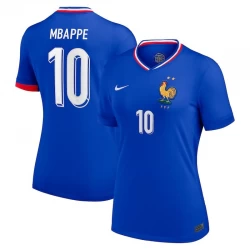 Damen Kylian Mbappé #10 Frankreich Fußballtrikot EM 2024 Heimtrikot