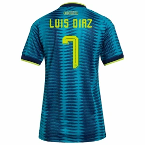 Damen Luis Diaz #7 Kolumbien Fußballtrikot WM 2026 Auswärtstrikot