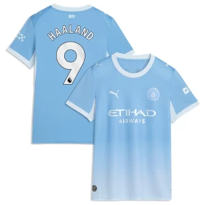 Damen Manchester City Erling Haaland #9 Fußballtrikot 2026-27 Heimtrikot