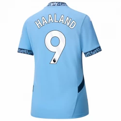 Damen Manchester City Erling Haaland #9 Fußballtrikots 2024-25 Heimtrikot
