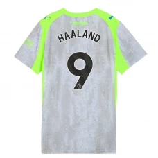 Damen Manchester City Fußballtrikot Erling Haaland #9 2025-26 Ausweichtrikot