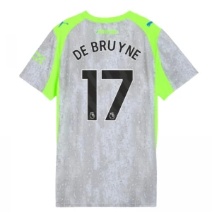 Damen Manchester City Fußballtrikot Kevin De Bruyne #17 2025-26 Ausweichtrikot