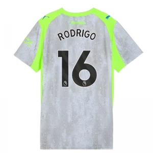 Damen Manchester City Fußballtrikot Rodrigo #16 2025-26 Ausweichtrikot