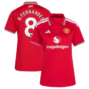 Damen Manchester United Bruno Fernandes #8 Fußballtrikot 2026-27 Heimtrikot