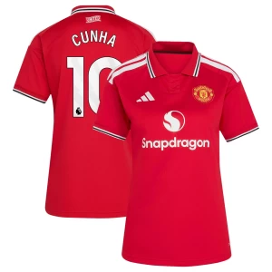 Damen Manchester United Cunha #10 Fußballtrikot 2026-27 Heimtrikot